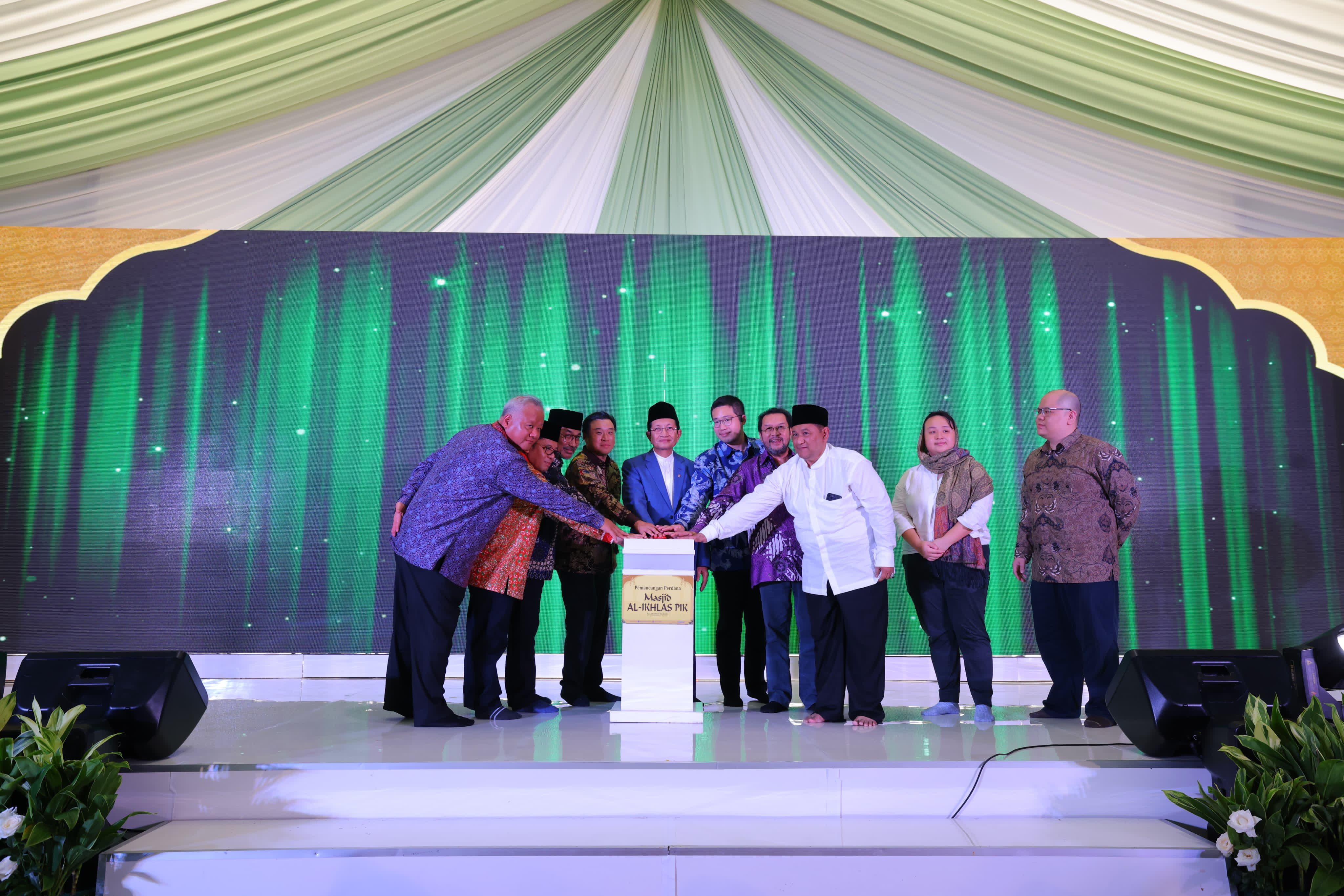 Agung Sedayu Group Gelar Pemancangan Perdana Masjid Al-Ikhlas di PIK, Simbol Keharmonisan dan Arsitektur Islam